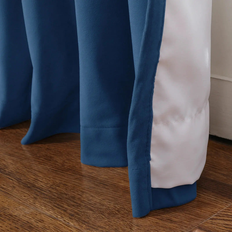 Tavis Premium Velvet Curtain Pleated-?-TWOPAGES