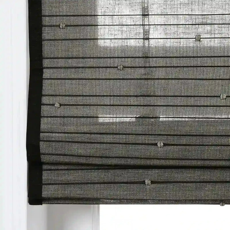 Rae Motorized Window Blinds Bamboo Woven - Series P?-TWOPAGES CURTAINS