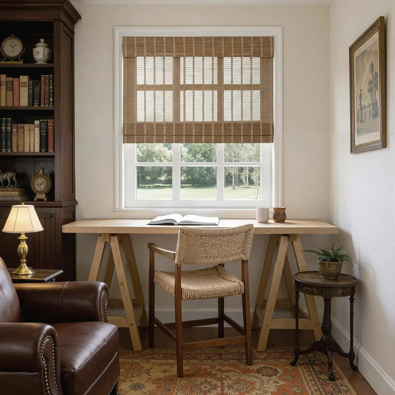 Rae Natural Pure Bamboo Woven Blinds - Series Z-?-TWOPAGES CURTAINS