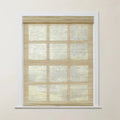 Rae Natural Jute Woven Wood Roller Blinds Cordless-?-TWOPAGES