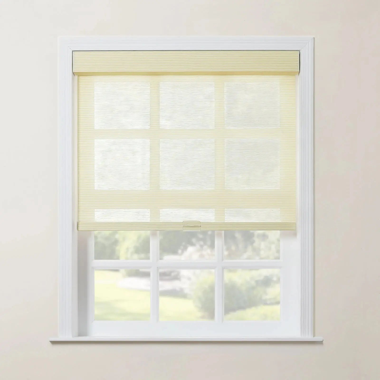Rae Natural Jute Woven Wood Roller Blinds Cordless-?-TWOPAGES
