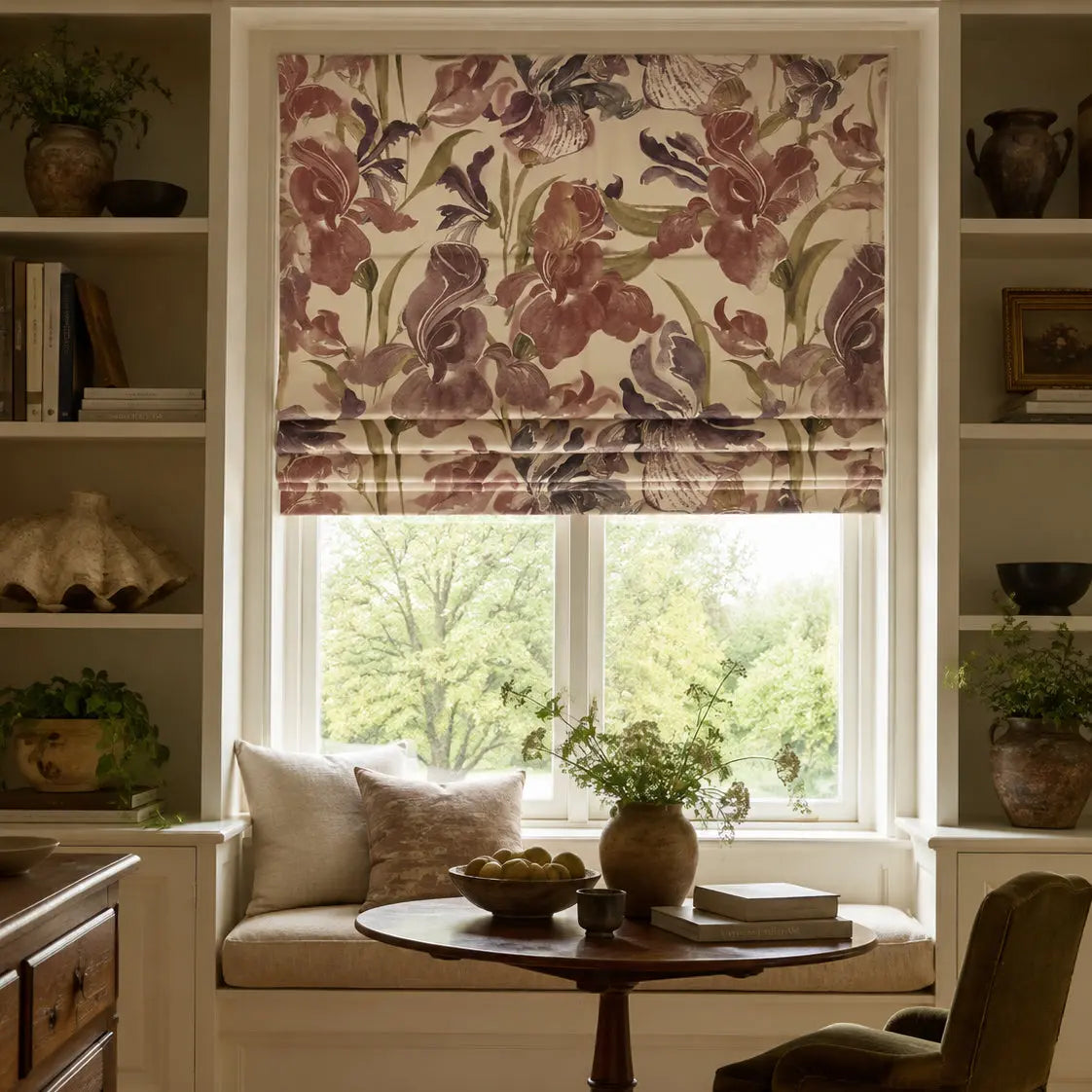 Sara Le x TWOPAGES Printed Linen Roman Blind Cordless