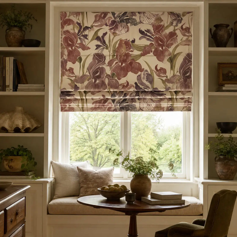 Sara Le x TWOPAGES Printed Linen Roman Blind Cordless