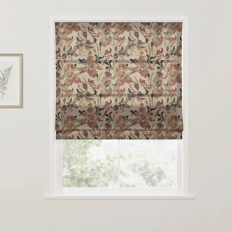 Sara Le  x TWOPAGES Printed Linen Roman Blind Cord Lift