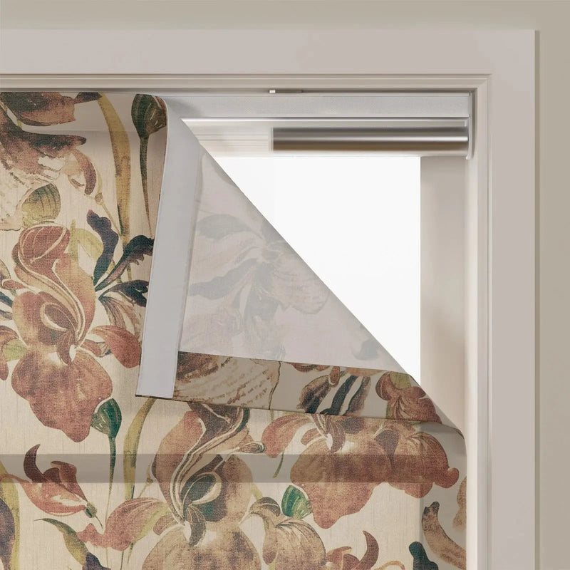 Sara Le x TWOPAGES Printed Linen Roman Blind Cordless