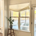 Custom Relaxed Roman Shades Cord Lift- -TWOPAGES