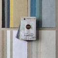 Isabella Cotton Blend fabric swatches and sample booklet