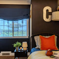 Custom Relaxed Roman Shades Cord Lift- -TWOPAGES