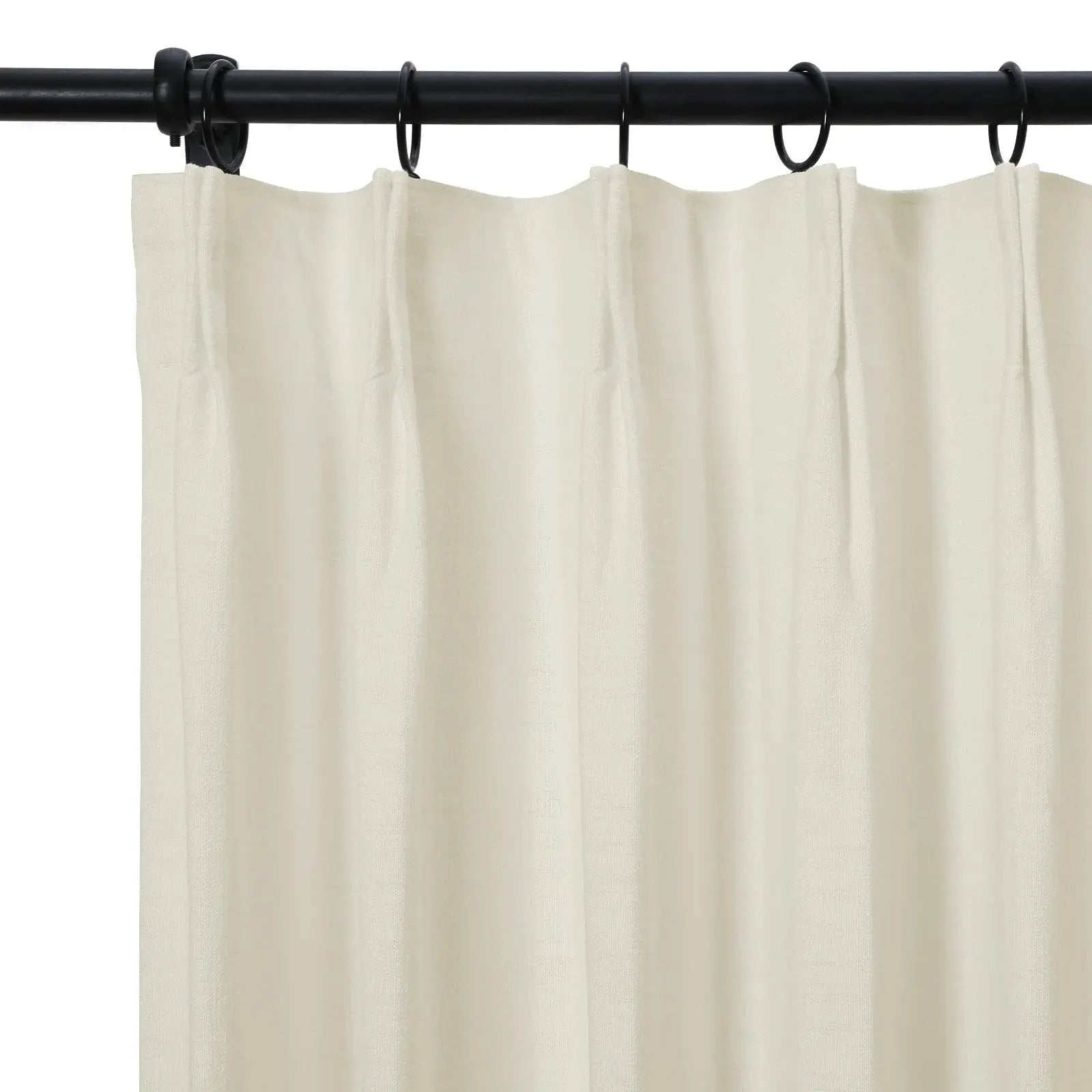 Isabella Heavyweight Cotton Drapery Pleated- -TWOPAGES