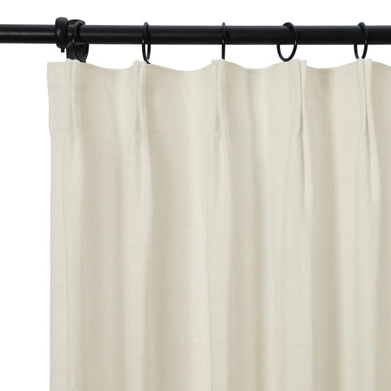 Isabella Heavyweight Cotton Drapery Pleated- -TWOPAGES