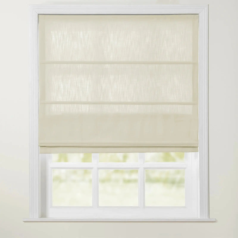 Isabella Cotton Roman Shade Cord Lift- -TWOPAGES