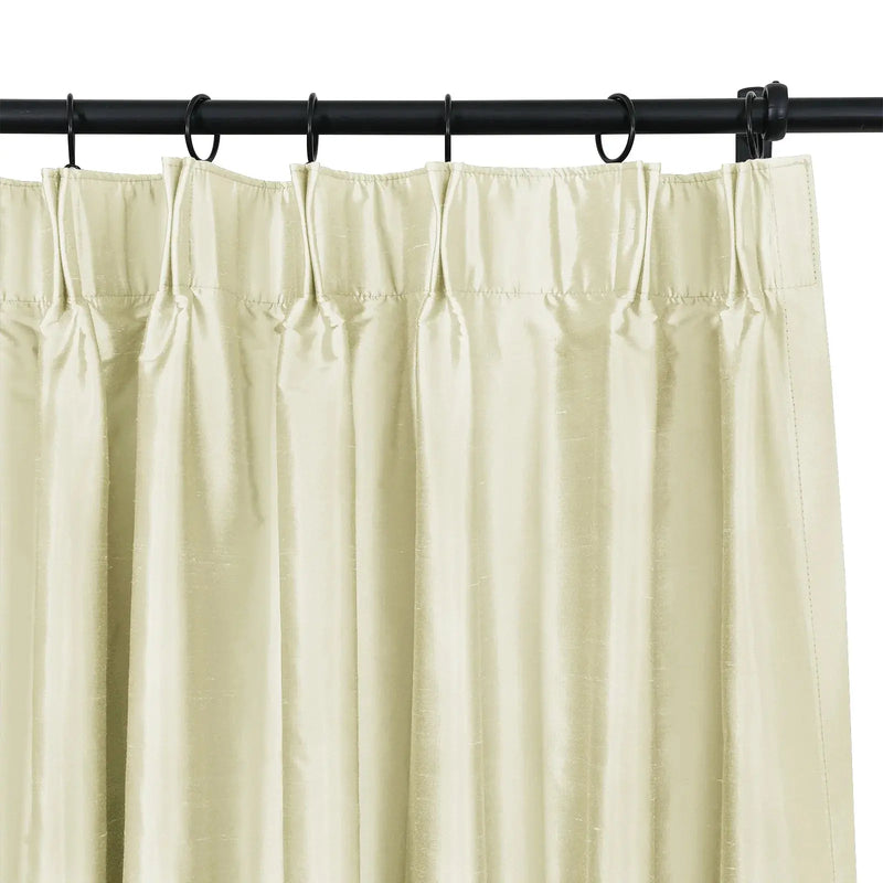 Selman Dupioni Silk Curtain Pleated?-TWOPAGES