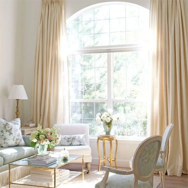 Selman Dupioni Silk Curtain Pleated TWOPAGES