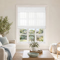 Rae Natural Ramie Flax Woven Wood Blinds - Series C