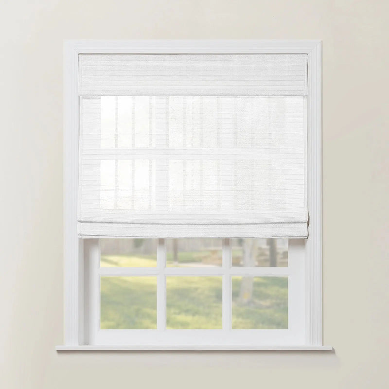 Rae Natural Ramie Flax Woven Wood Blinds - Series C-?-TWOPAGES CURTAINS