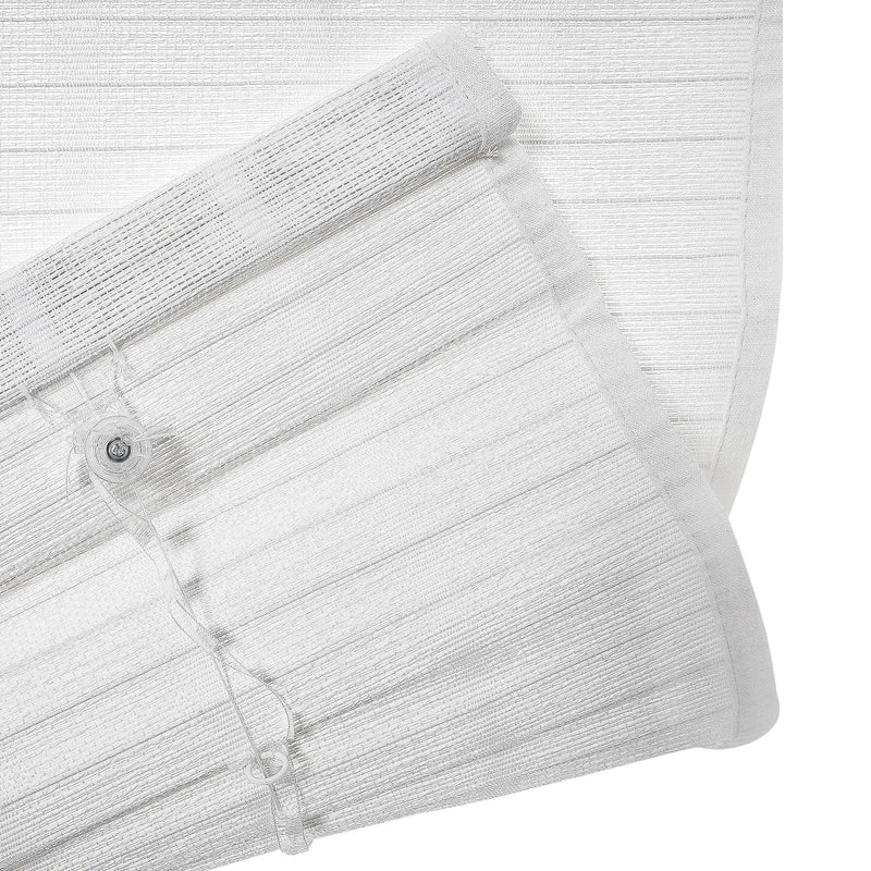 Rae Natural Ramie Flax Woven Wood Blinds - Series C-?-TWOPAGES CURTAINS