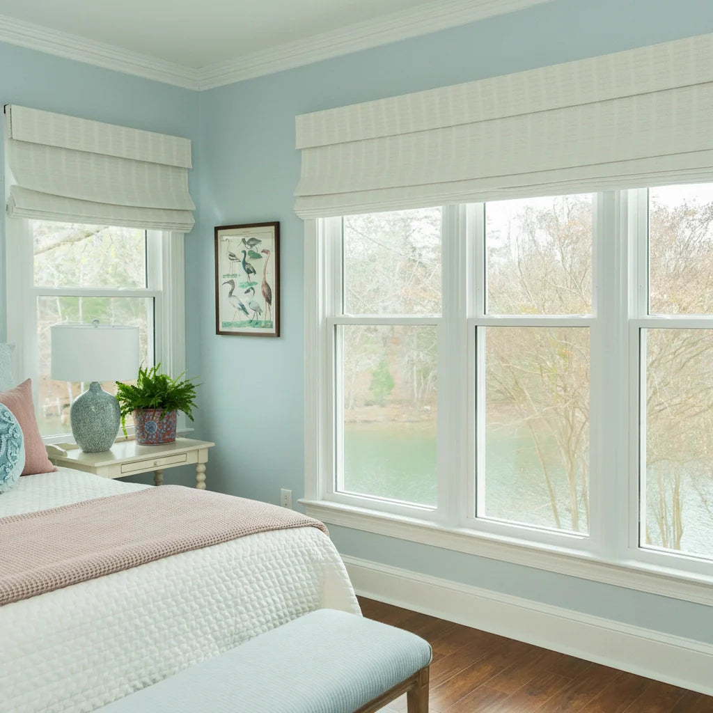 Rae Natural Ramie Flax Woven Wood Blinds - Series C-?-TWOPAGES CURTAINS