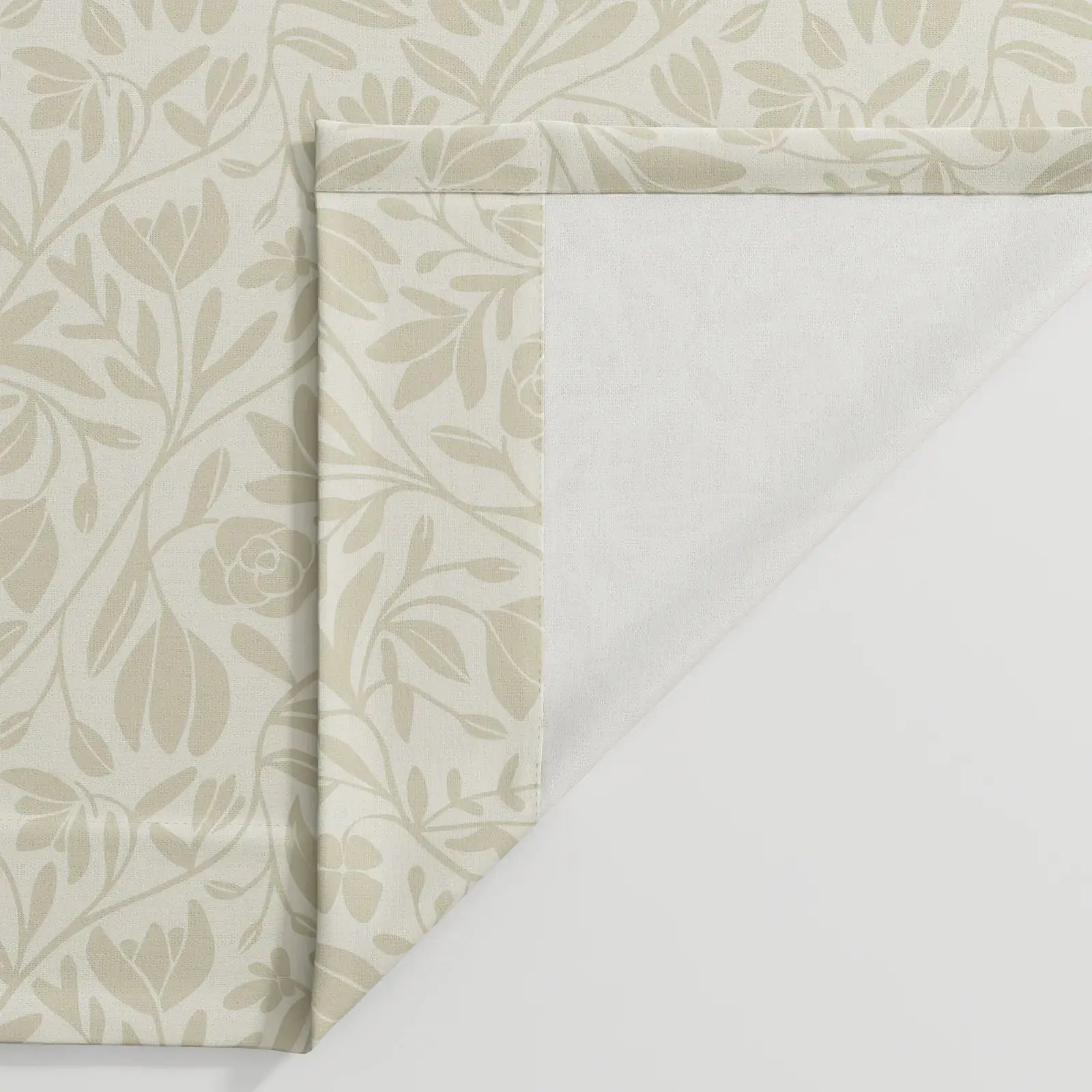 Kate Frost Pattern Cotton Drapery Pleated- -TWOPAGES