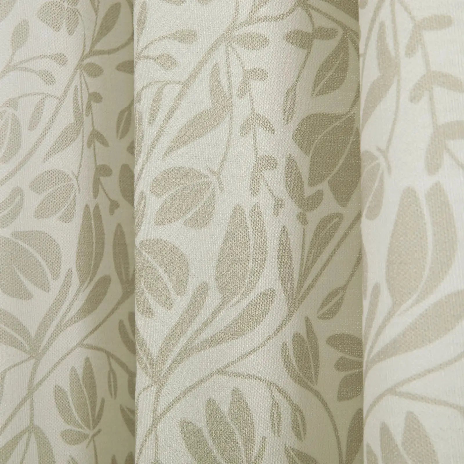 Kate Frost Pattern Cotton Drapery Pleated- -TWOPAGES