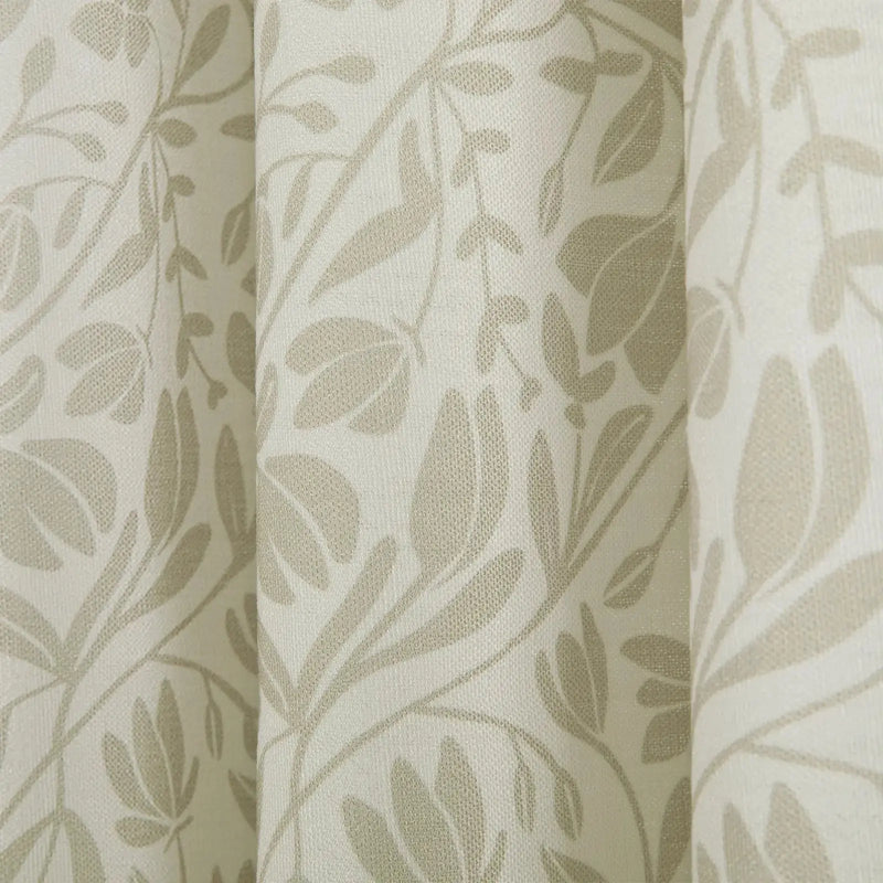 Kate Frost Pattern Cotton Drapery Pleated- -TWOPAGES