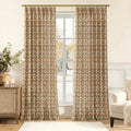 MS. MAVERICK MUSE x TWOPAGES Pastoral Printed Linen Cotton Pleated Curtains