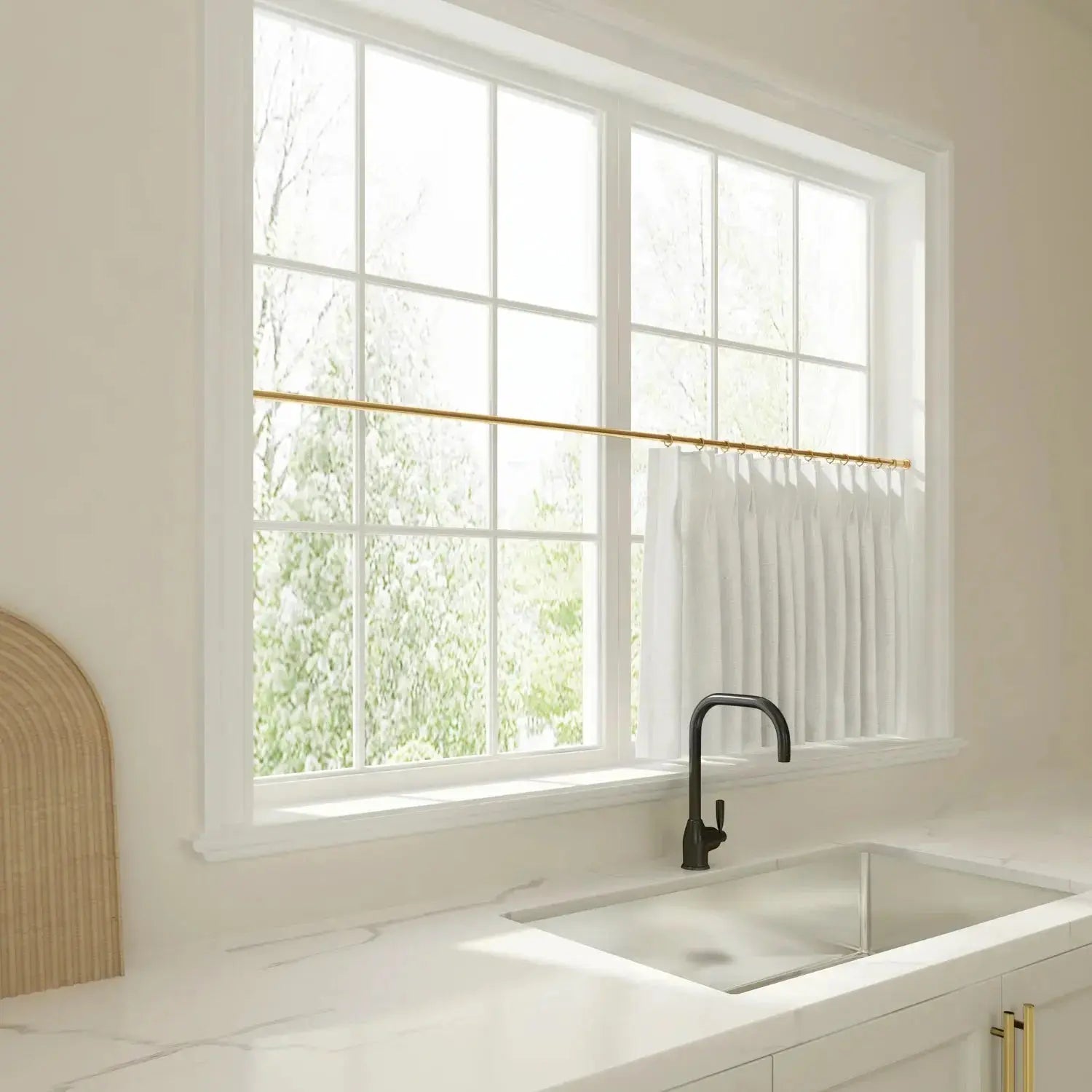 Liz Linen Pleated Cafe Curtains?-TWOPAGES