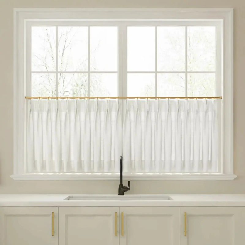 Liz Linen Pleated Cafe Curtains?-TWOPAGES