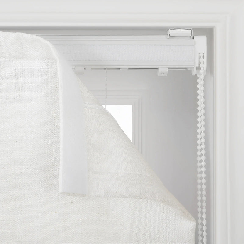 Liz Linen Flat Roman Blind Cord Lift