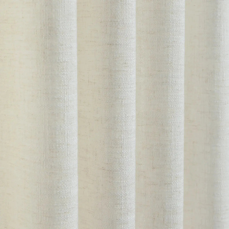 Liz Linen Curtains with Border Trim (Sold per Pair) -TWOPAGES