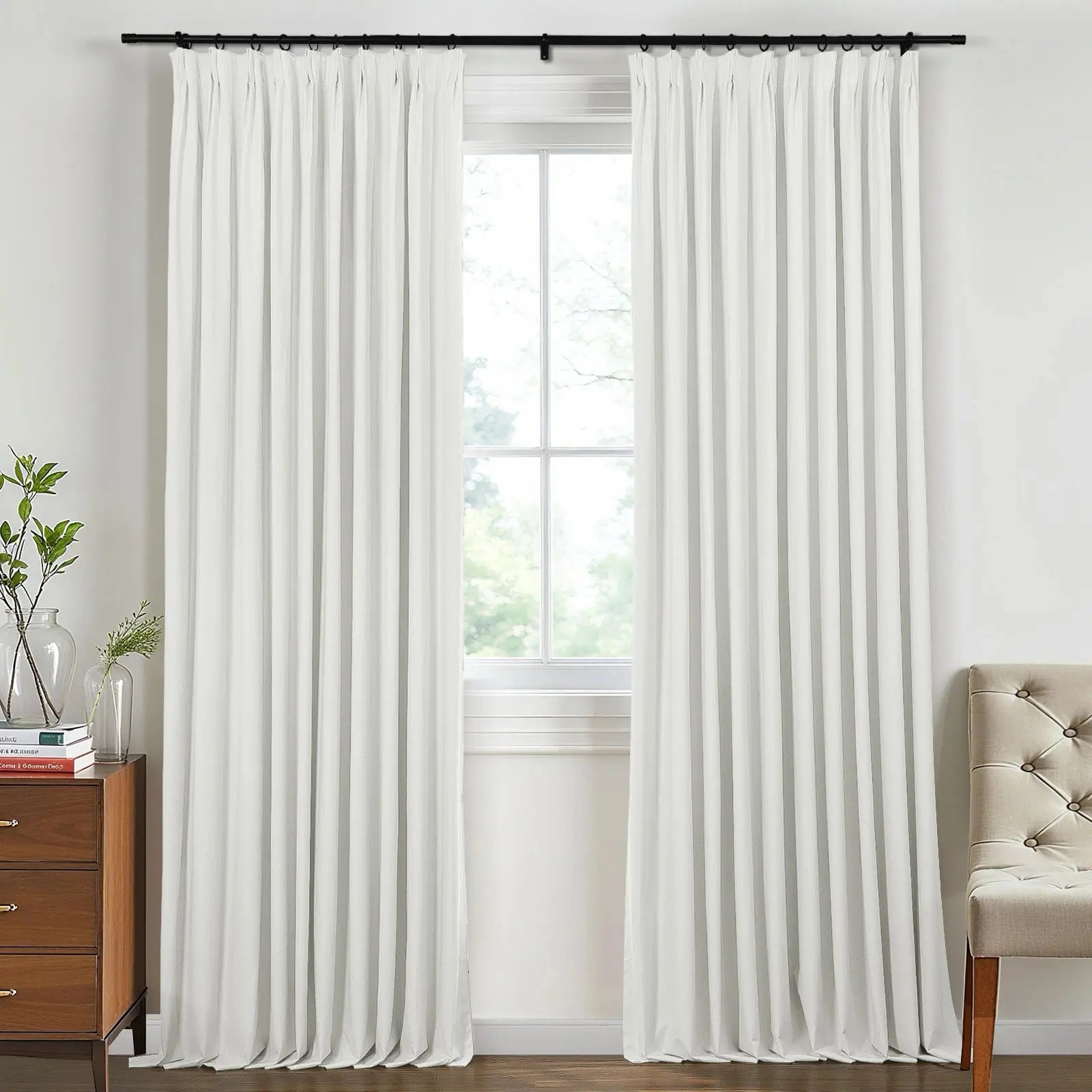 Lila 100% Blackout Drape Pleated?-TWOPAGES