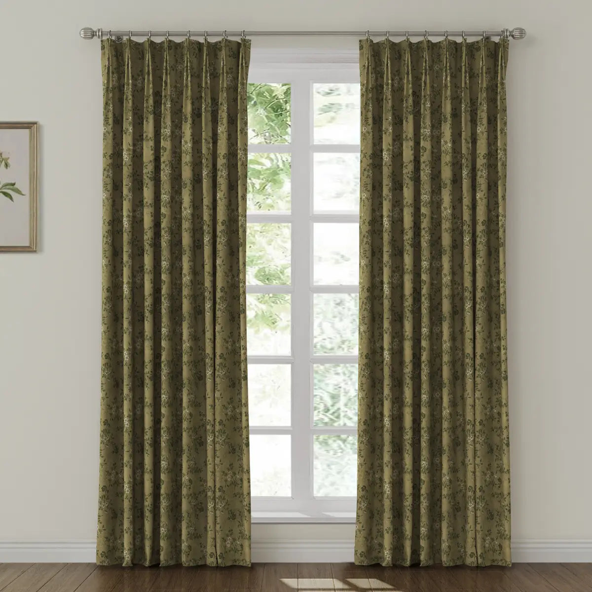 Sara Le Print Linen Drapery Pleated TWOPAGES