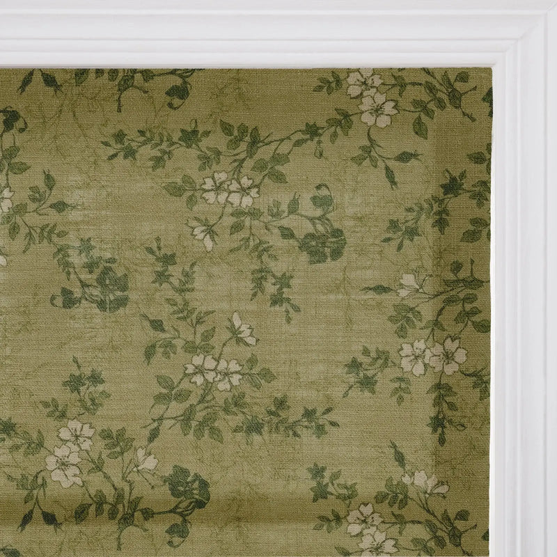 Sara Le Printed Roman Shade Cordless -TWOPAGES