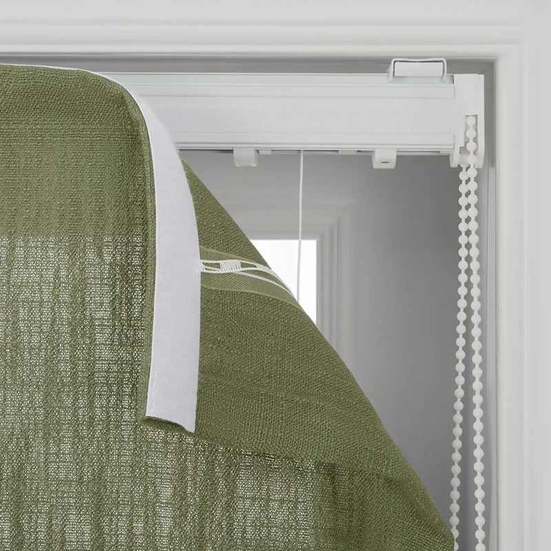 Liz Linen Flat Roman Blind Cord Lift