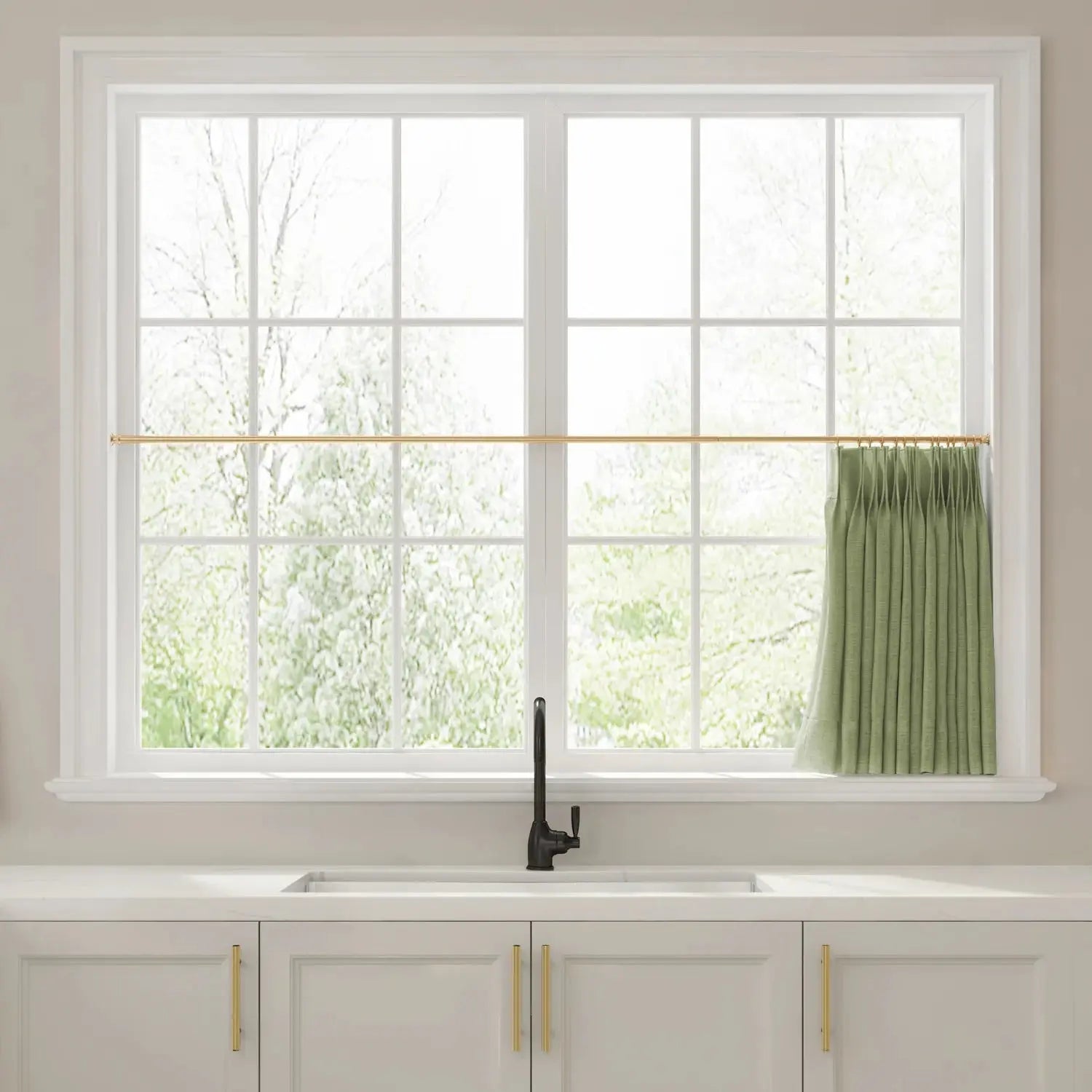 Liz Linen Pleated Cafe Curtains?-TWOPAGES