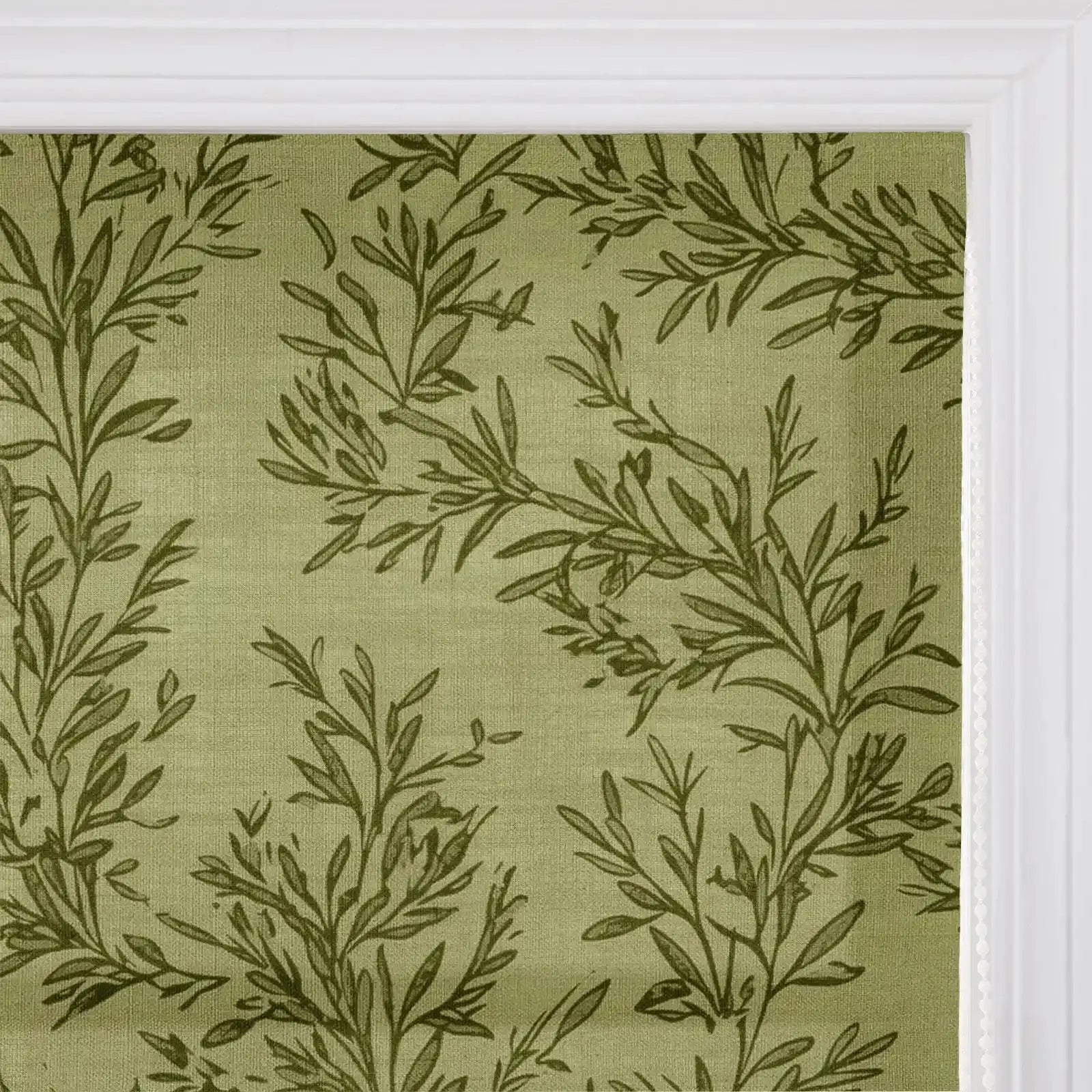 Sara Le Printed Roman Shade Cord Lift -TWOPAGES