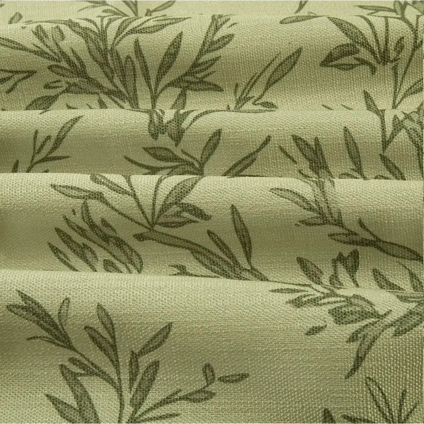 Sara Le Print Linen Pleated Cafe Curtains -TWOPAGES