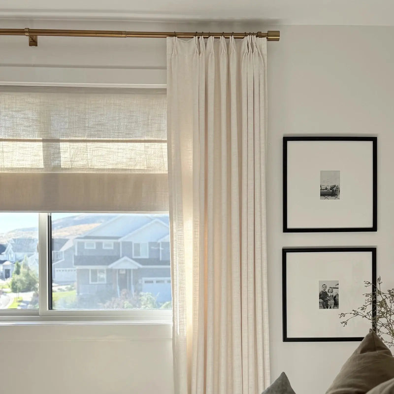 Motorized Roman Shade Cordless -TWOPAGES
