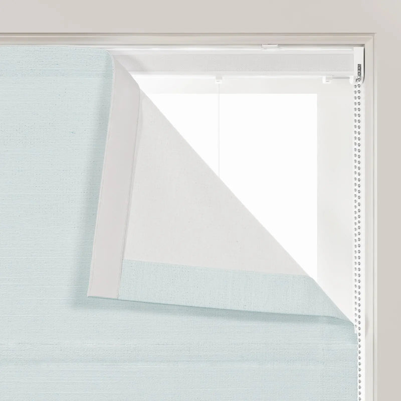 Jawara Linen Cotton Roman Shade Cord Lift- -TWOPAGES