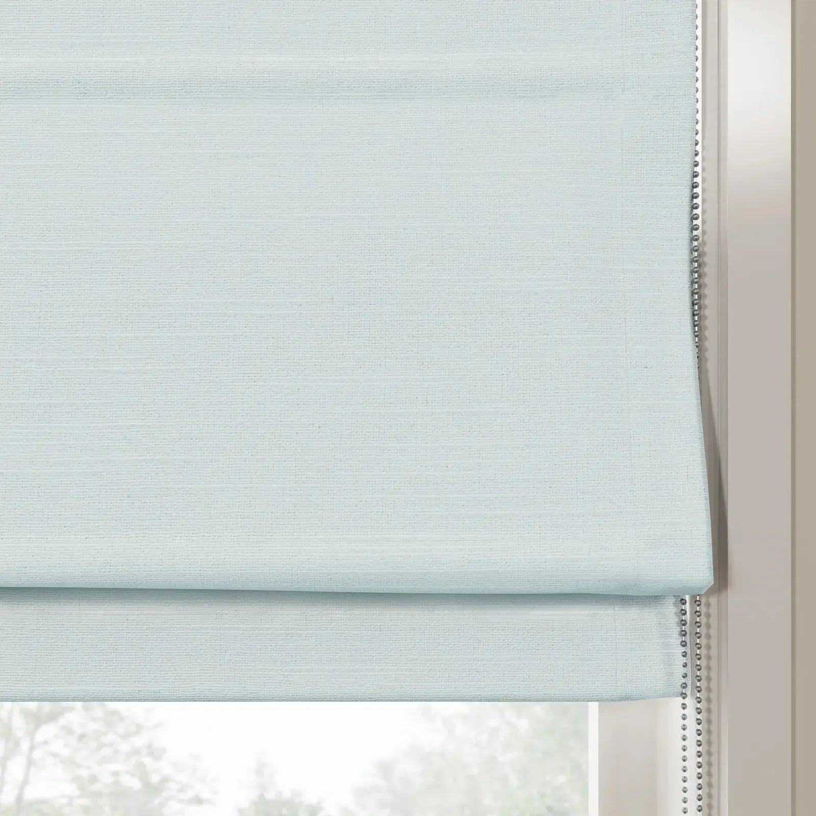 Jawara Linen Cotton Roman Shade Cord Lift- -TWOPAGES