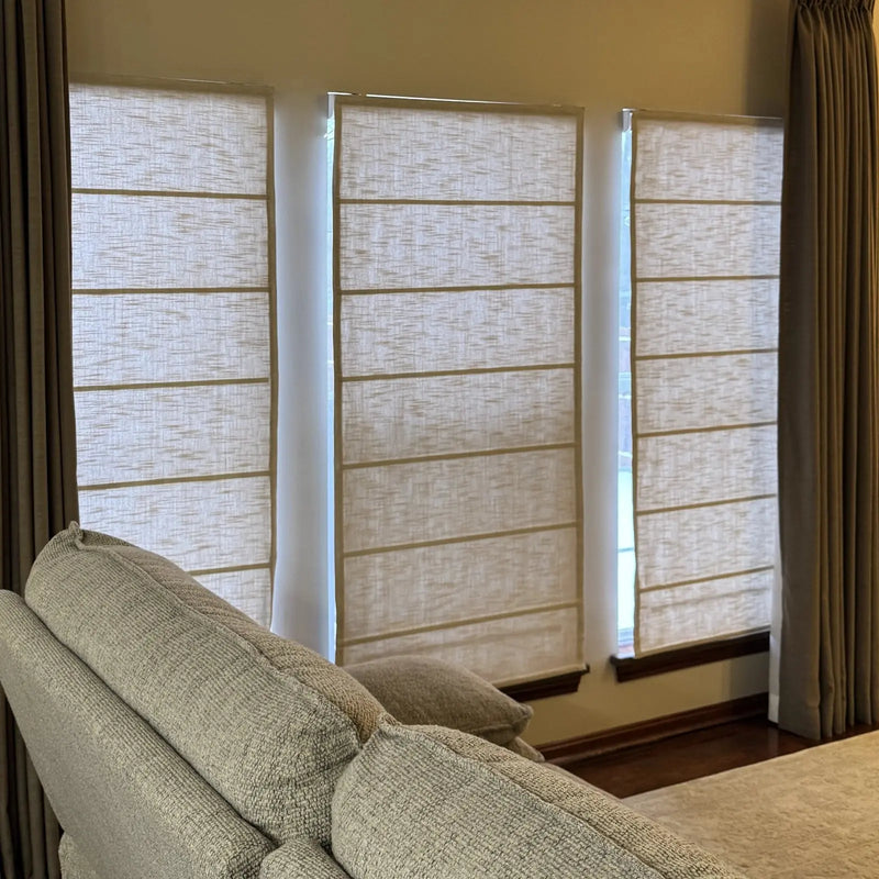 Jawara Linen Cotton Roman Shade Cordless-?-TWOPAGES