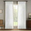 Jawara Luxury Linen Cotton Curtains with Border Trim (Sold per Pair) -TWOPAGES