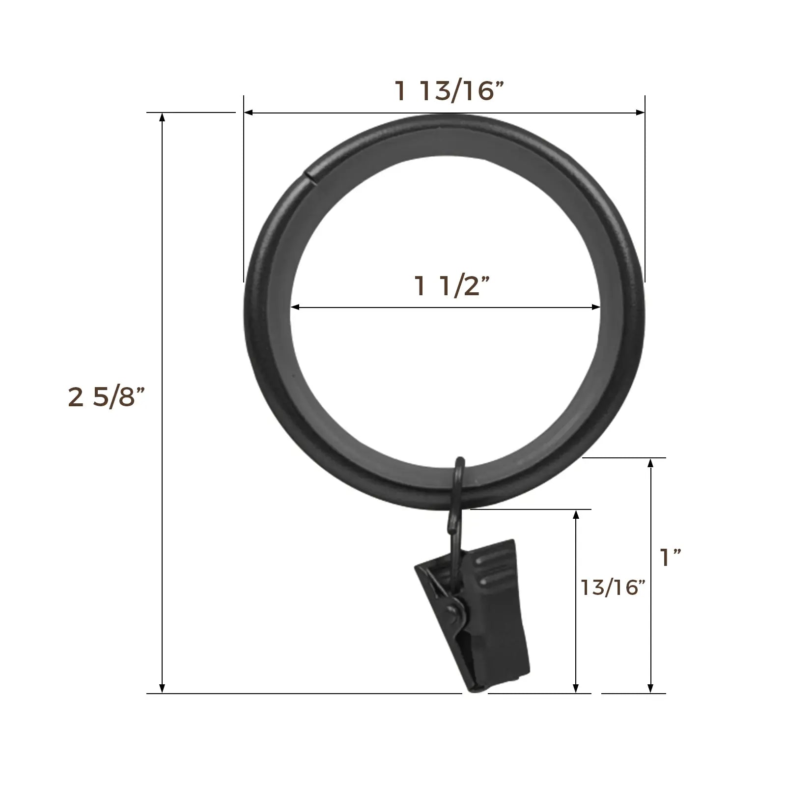 Jaylon Clip Rings (Pack of 12) TWOPAGES