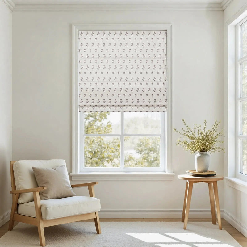 Jyll Mackie Cotton Roman Shade Cordless- -TWOPAGES