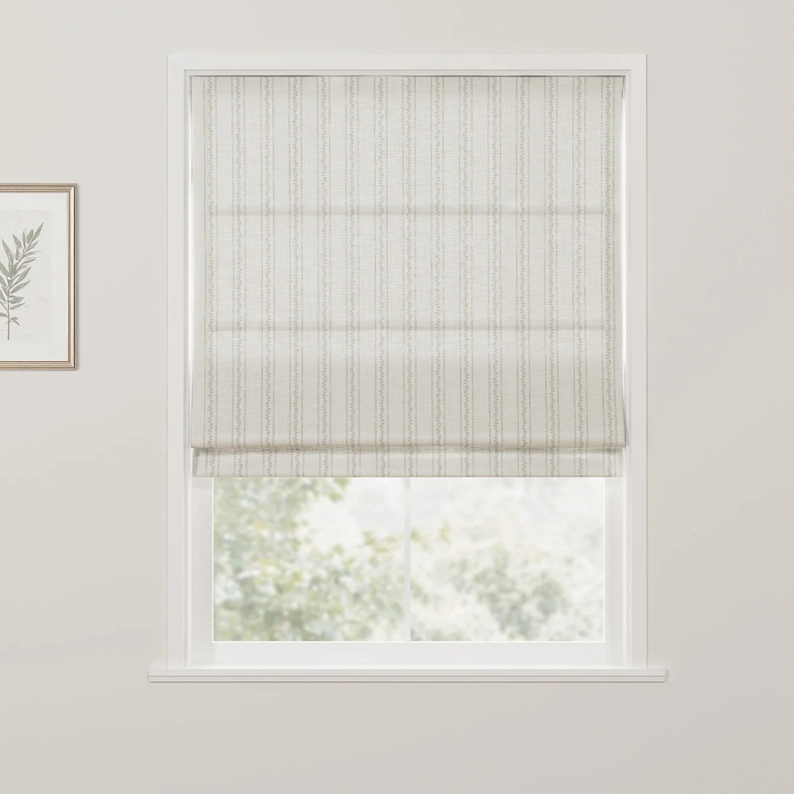 Jyll Mackie Patterned Cotton Roman Blind Cordless