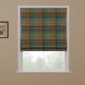 Karin Plaid Pure Wool Thermal Roman Blind Cordless