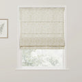 Kate Frost Cotton Roman Shade Cordless- KF-RR1 Ivory Meadow-TWOPAGES