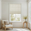 Kate Frost Cotton Roman Shade Cordless- -TWOPAGES