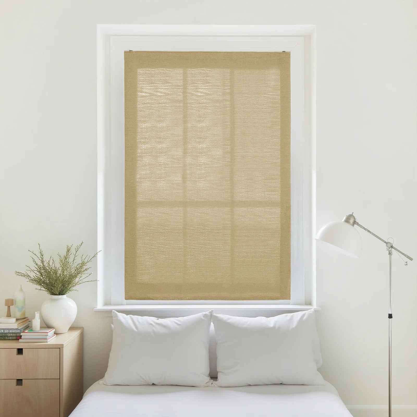 Liz Linen Relaxed Roman Blind Cord Lift
