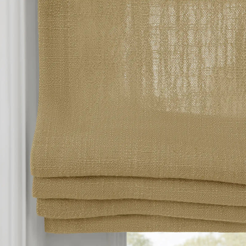 Liz Linen Flat Roman Blind Cord Lift