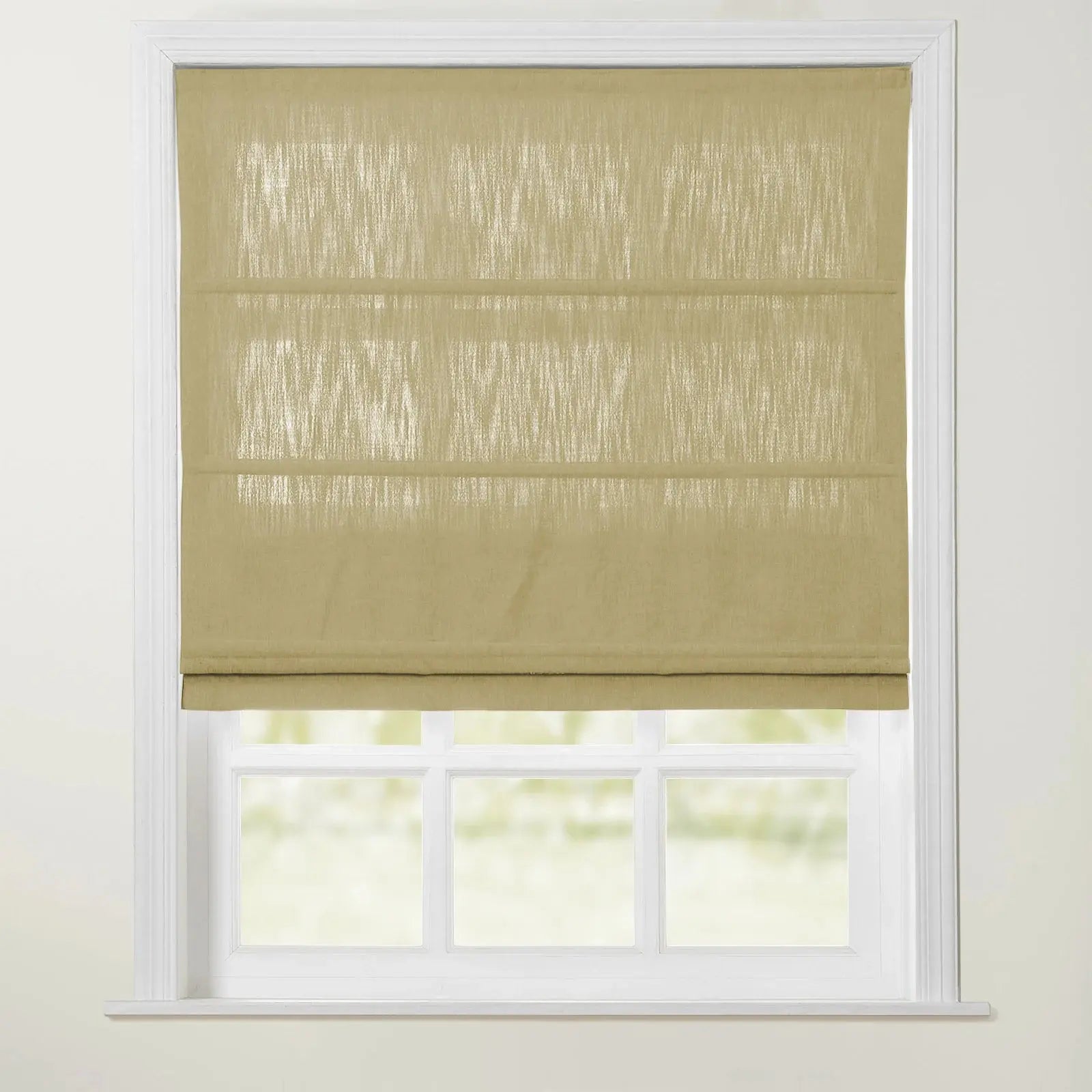 Isabella Cotton Roman Shade Cord Lift- -TWOPAGES